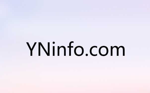解讀YNInfo.com：探索域名投資的無限潛力