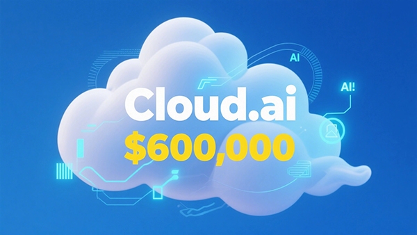 Cloud.ai以60萬美元成交，創下年度最高 .AI 域名交易紀錄