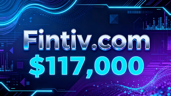 Fintiv.com 一年內從 857 美元漲至 11.7 萬美元售出
