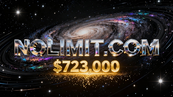 又一枚精品 .com 易主!NoLimit.com 以 72.3 萬美元成交