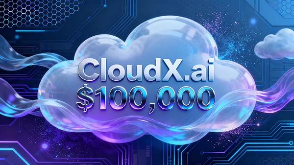 CloudX.ai以10萬美元成交，投資回報高達 17 倍