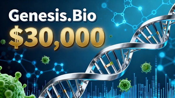 Genesis.Bio以3萬美元成交，契合生命科學與有機領域