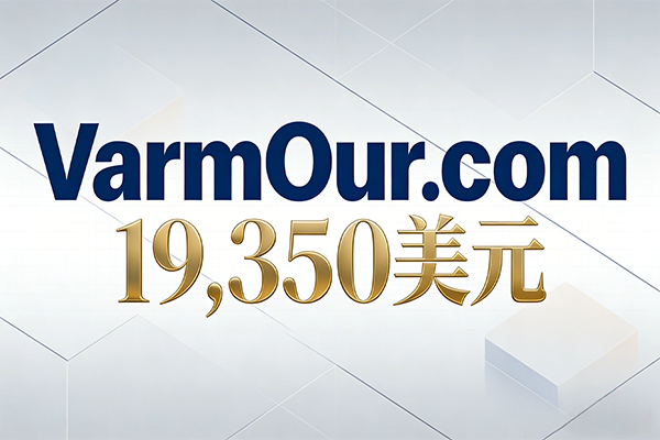 創意拼寫域名VarmOur.com以19,350美元成交，情感價值凸顯小眾域名潛力