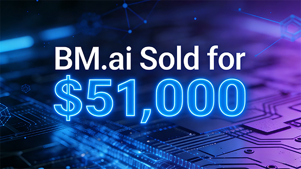 BM.ai 以5.1萬美元成交，.ai 域名成科技企業 “必爭資產”