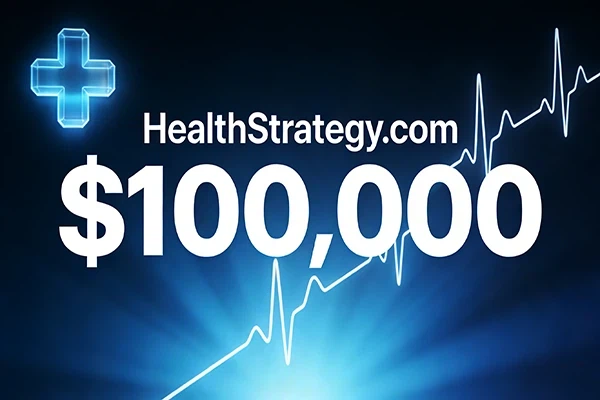 醫(yī)療健康賽道再添重磅交易!HealthStrategy.com以10萬(wàn)美元高價(jià)成交