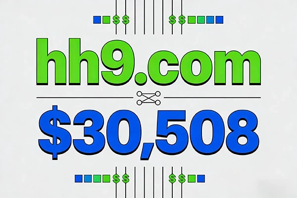 hh9.com以30,508美元成交，跨場景潛力引爆域名市場
