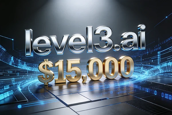 level3.ai以1.5萬美元成交，AI三層結構域名成技術品牌新寵