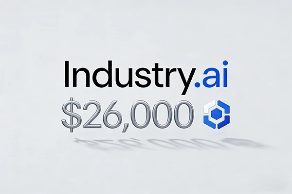 Industry.ai以2.6萬美元成交，AI 垂直域名價值再獲印證