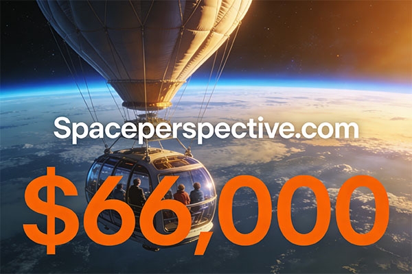 66,000美元成交！Spaceperspective.com領(lǐng)跑太空旅游域名價值新高度