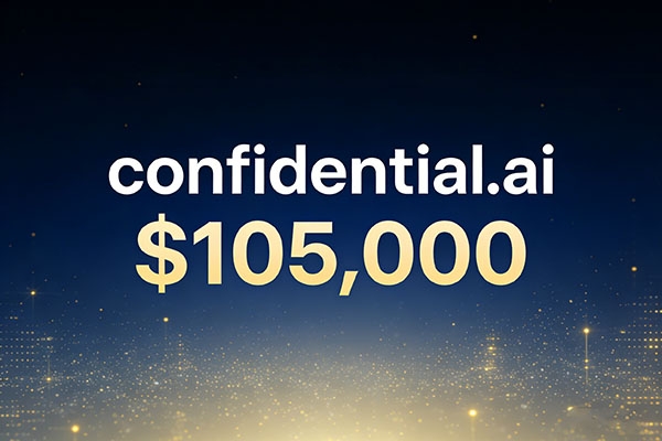confidential.ai 以$105,000成交，隱私AI賽道域名價值凸顯