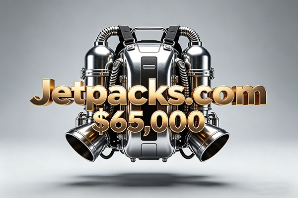  Jetpacks.com以65,000美元成交：科幻IP域名，未來飛行賽道核心資產