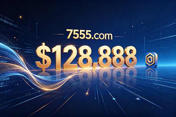 7555.com以$128,888成交，精品四數字域名再迎亮眼交易