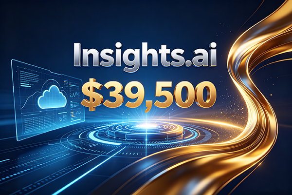 Insights.ai 以$39,500成交，行業(yè)洞察類AI域名持續(xù)升溫