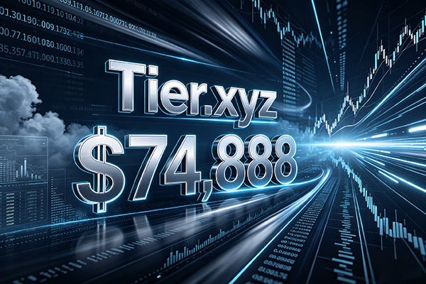 Tier.xyz以$74,888成交，躋身2026上半年超5萬美金 + 精品.xyz域名榜單