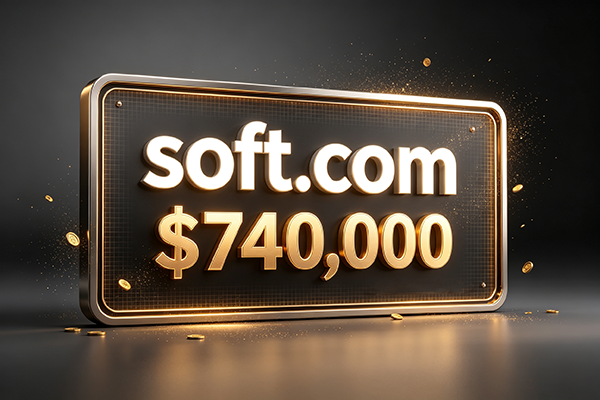 Soft.com完成74萬美元交易：經典通用詞.com 依舊具備硬核價值
