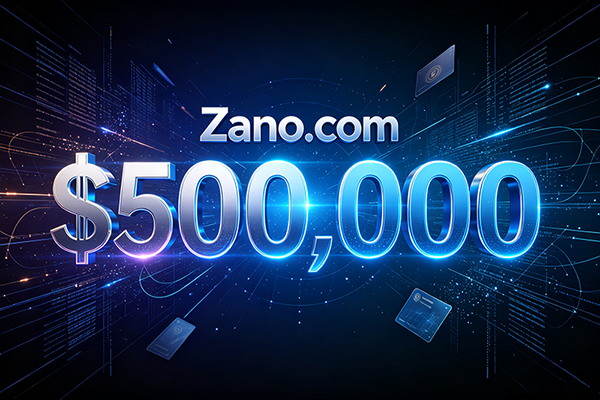 爆料！Zano.com以50萬美元完成交易
