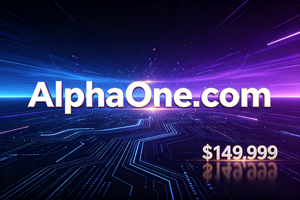 AlphaOne.com以149,999美元成交：品牌型雙詞.com再現六位數交易