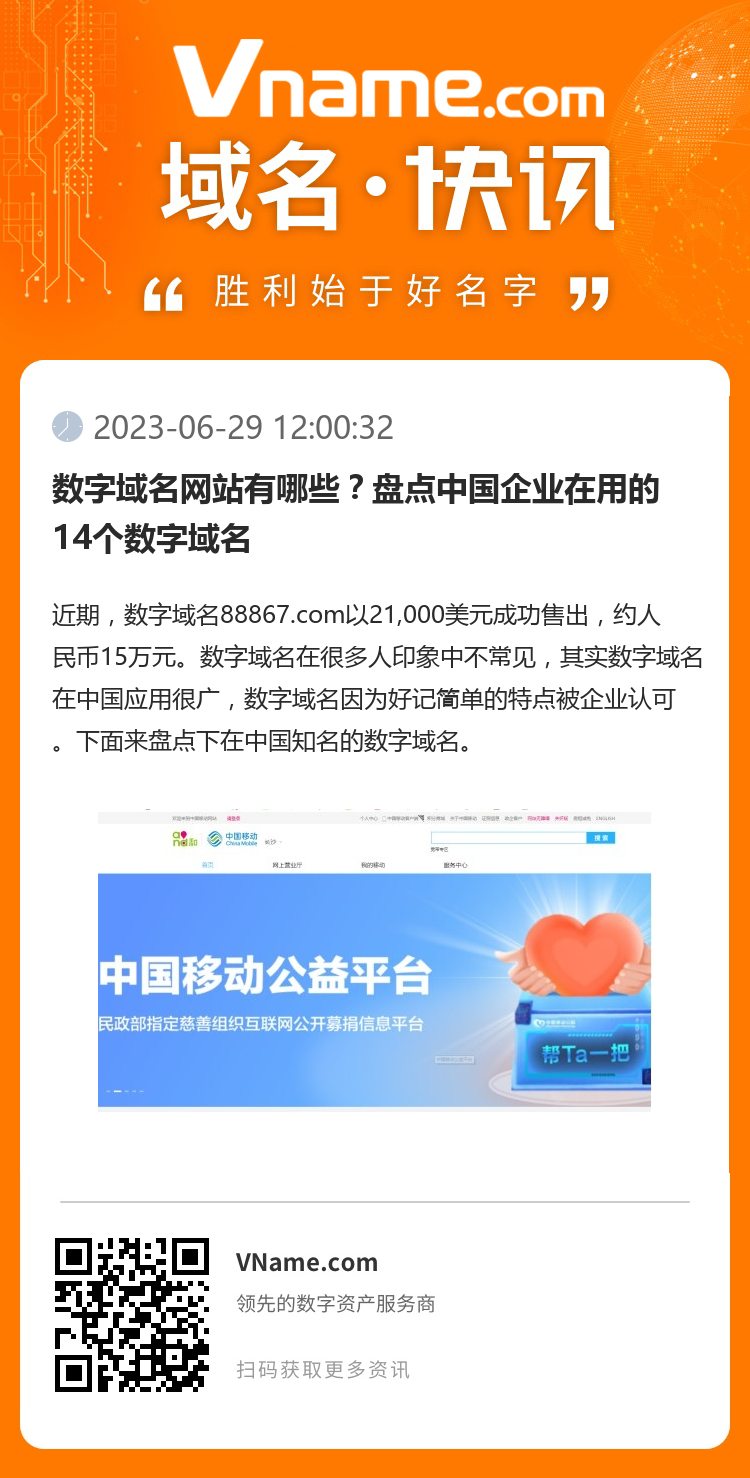 數字域名網站有哪些？盤點中國企業在用的14個數字域名