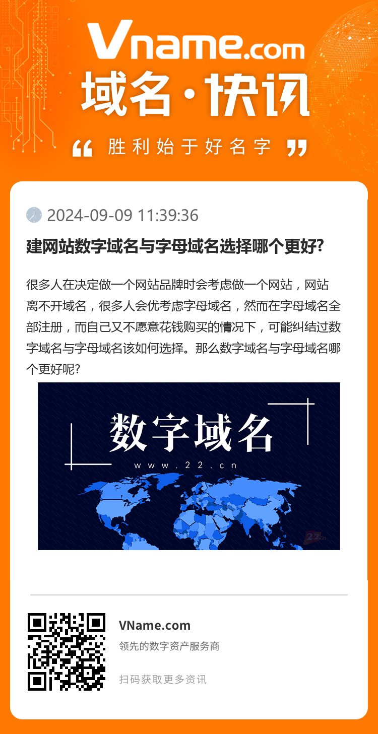 建網站數字域名與字母域名選擇哪個更好?