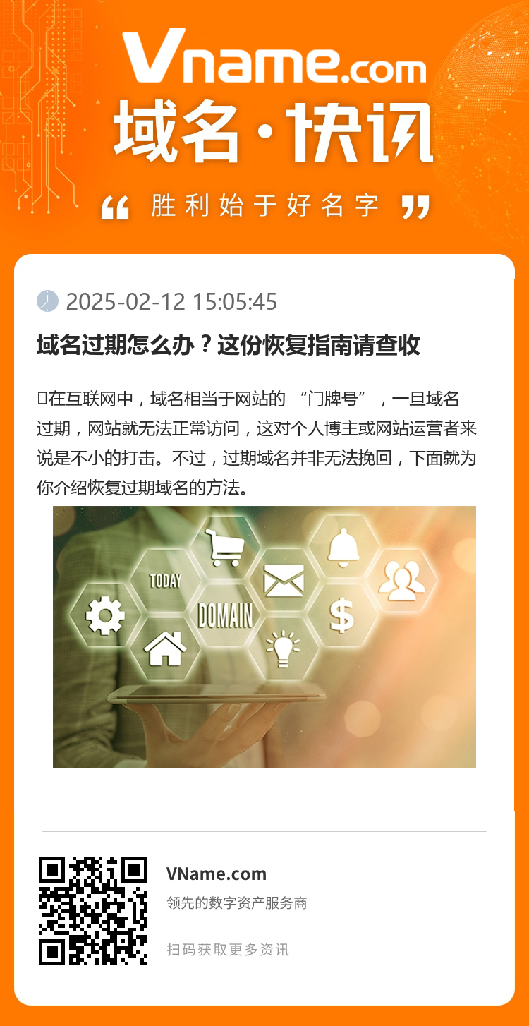 域名過期怎么辦？這份恢復指南請查收
