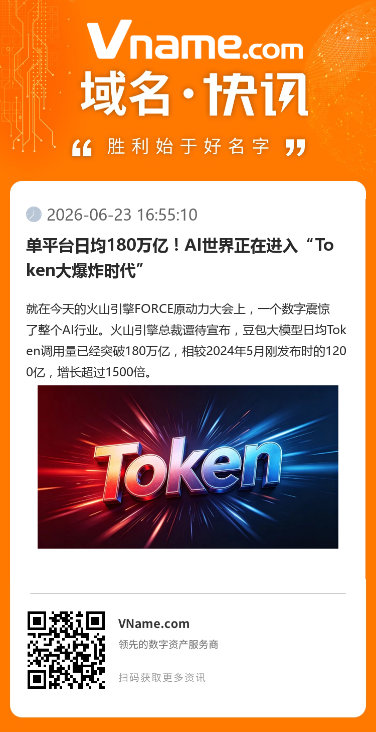 單平臺日均180萬億！AI世界正在進入“Token大爆炸時代”