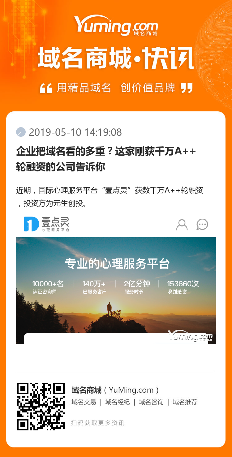 企業把域名看的多重？這家剛獲千萬A++輪融資的公司告訴你